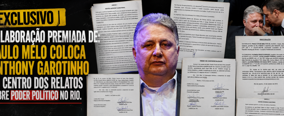 Relatos de ex-presidente da Alerj colocam Anthony Garotinho no centro de narrativa sobre decisões políticas no Rio